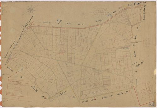 Treillières - Section H1 H2 Cathelinière (section de La) ; 1-196 ; 197-412