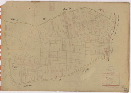 Treillières - Section H5 Cathelinière (section de La) ; 848-1065