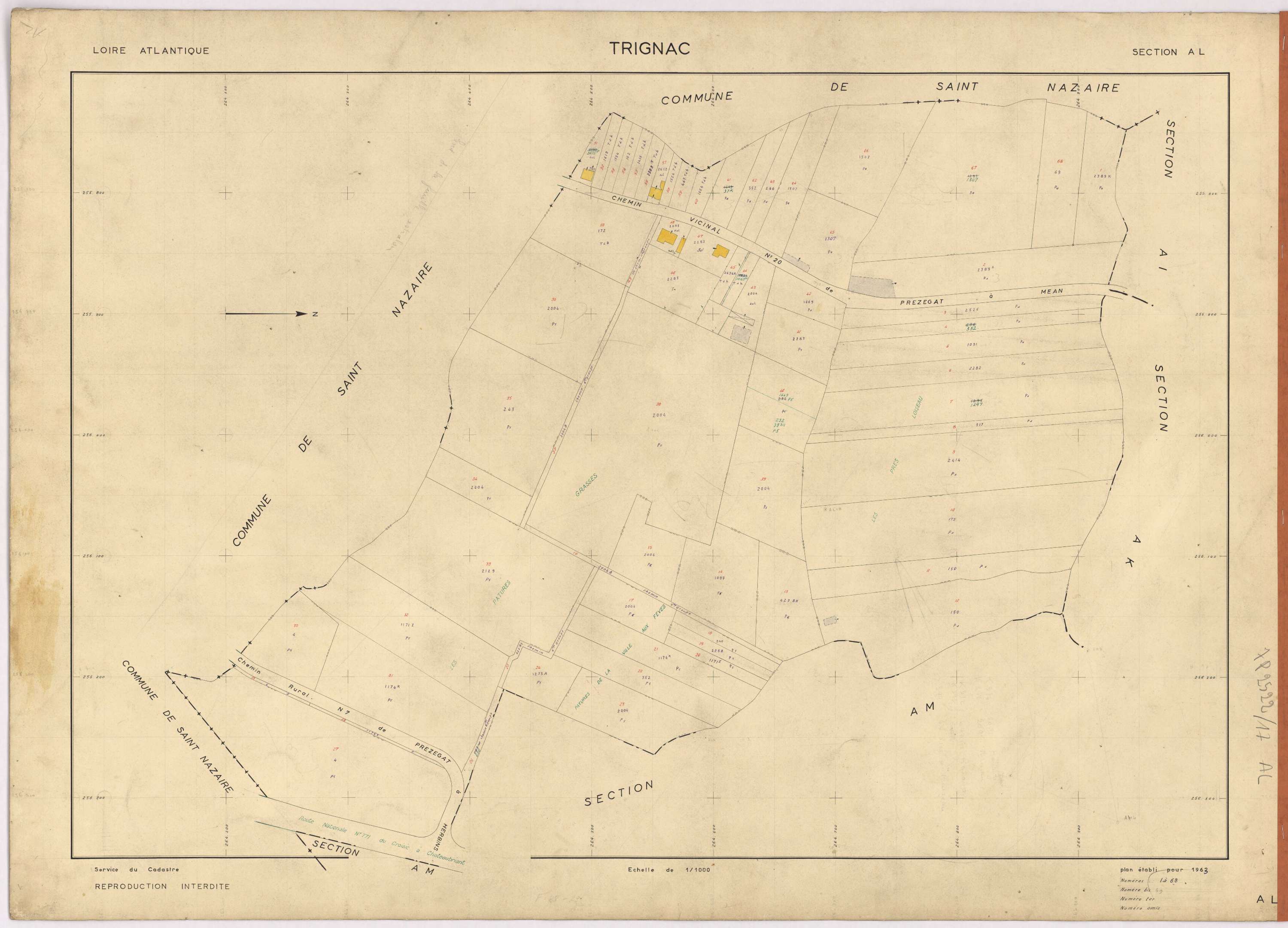 Trignac - Section AL 1-68