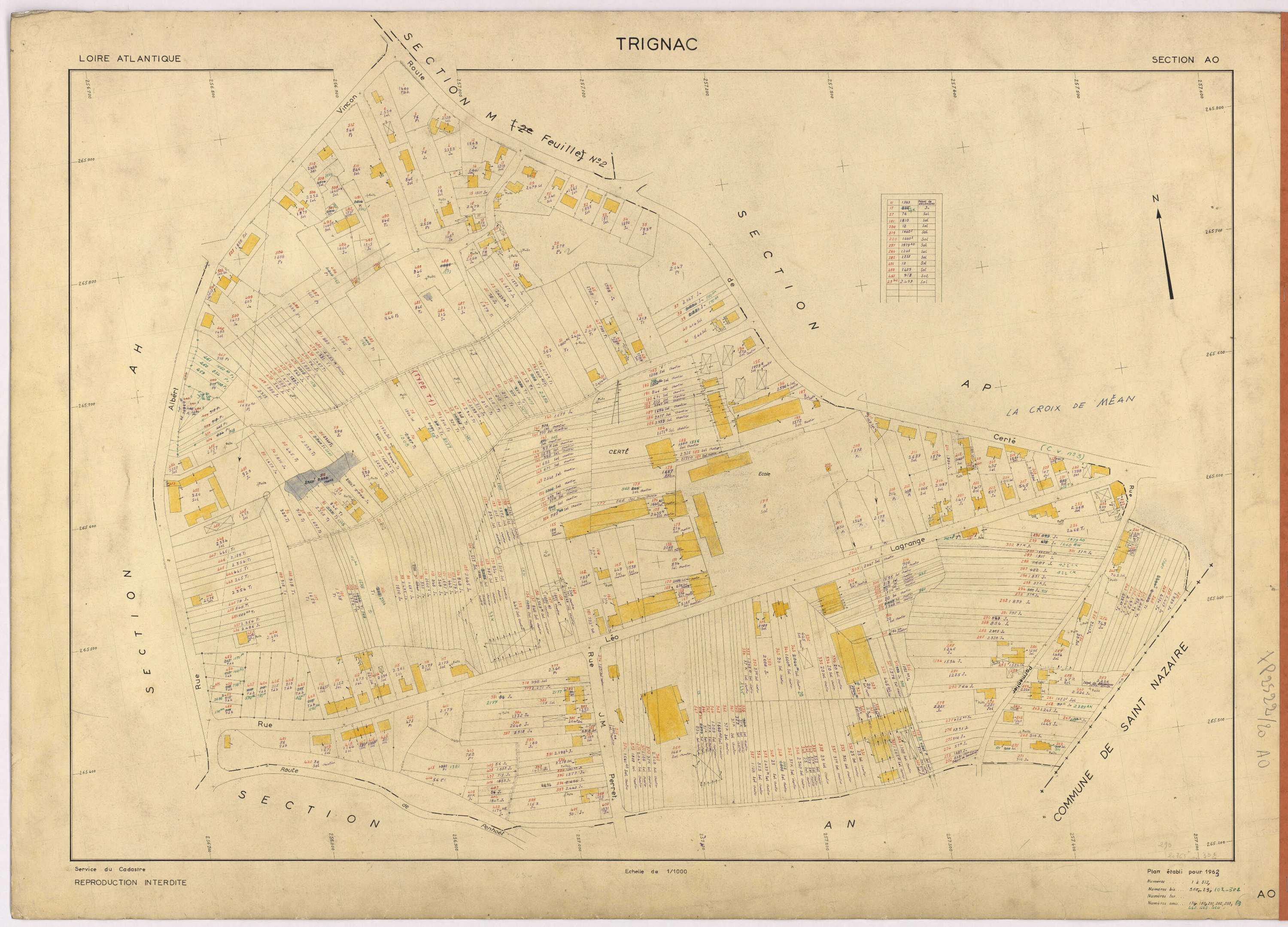 Trignac - Section AO 1-512