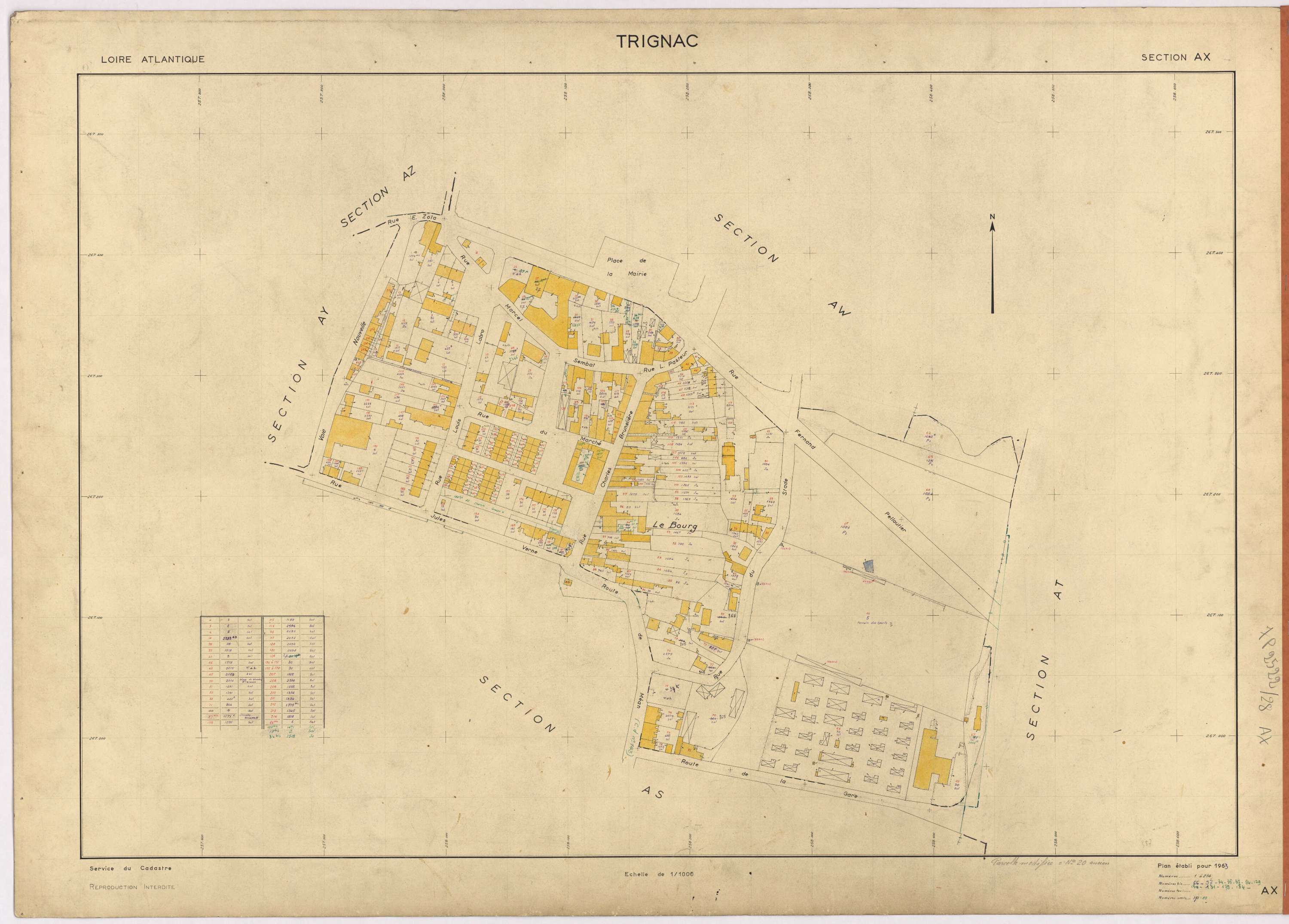 Trignac - Section AX 1-214