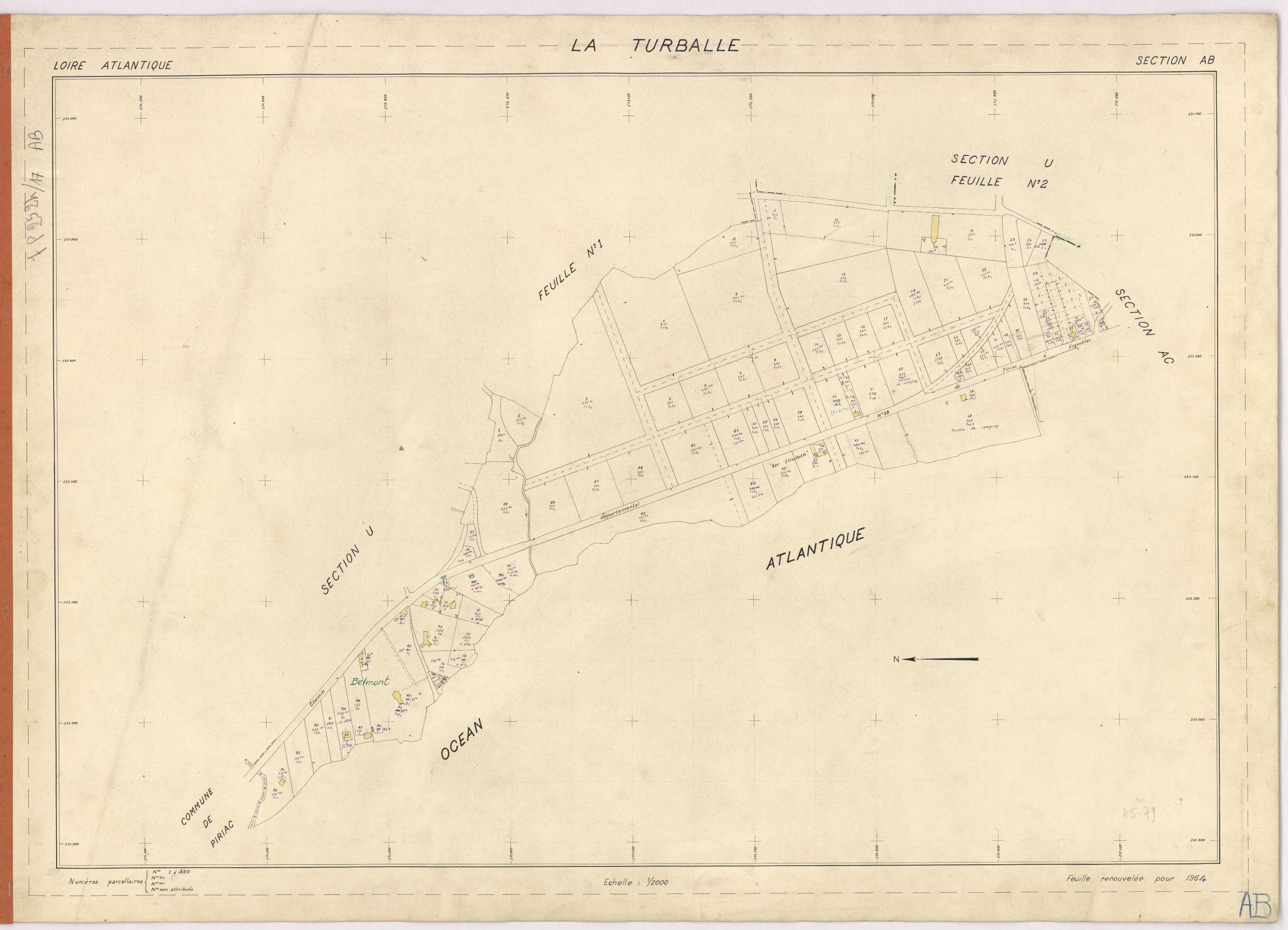 La Turballe - Section AB 1-100
