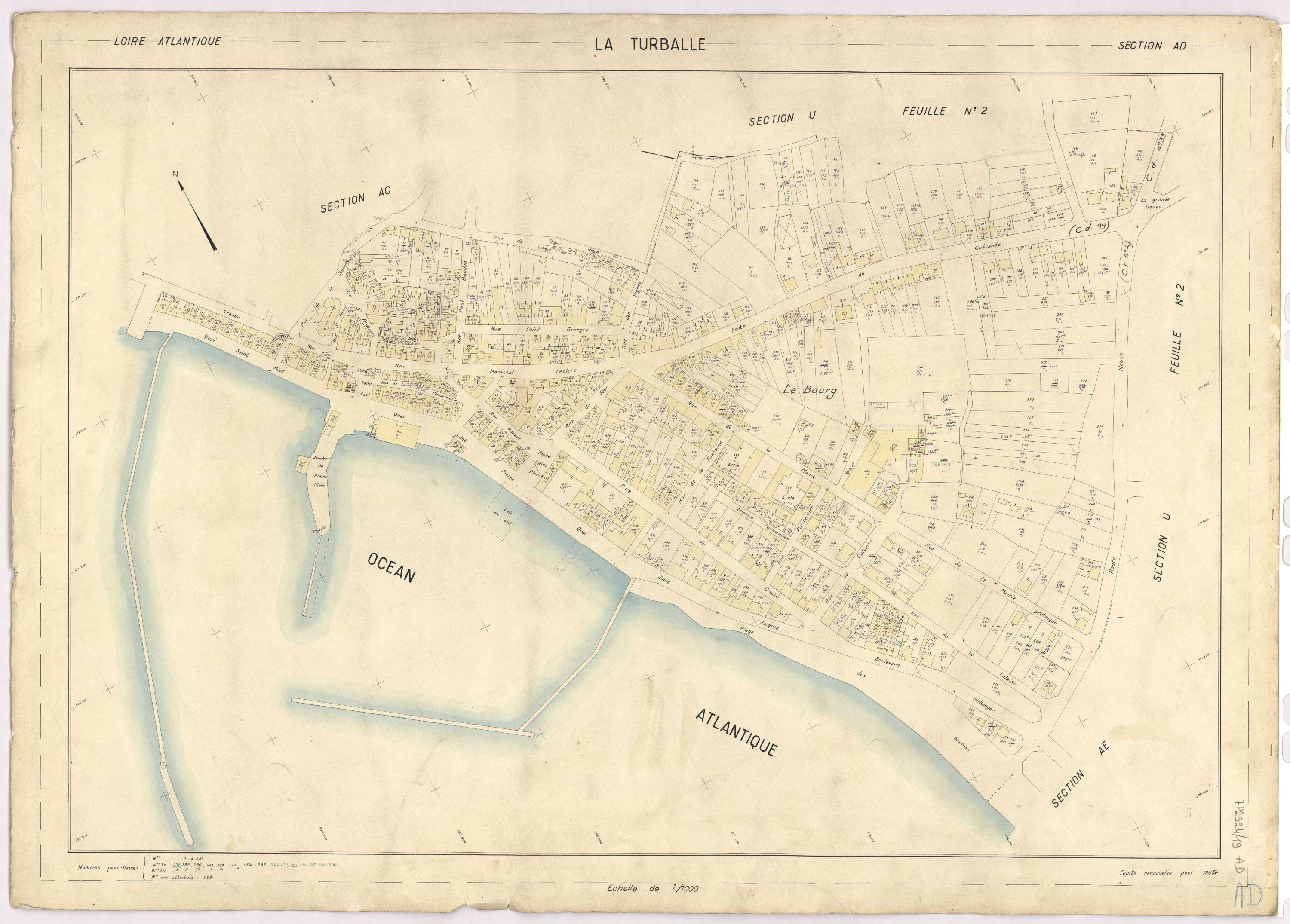 La Turballe - Section AD 1-534