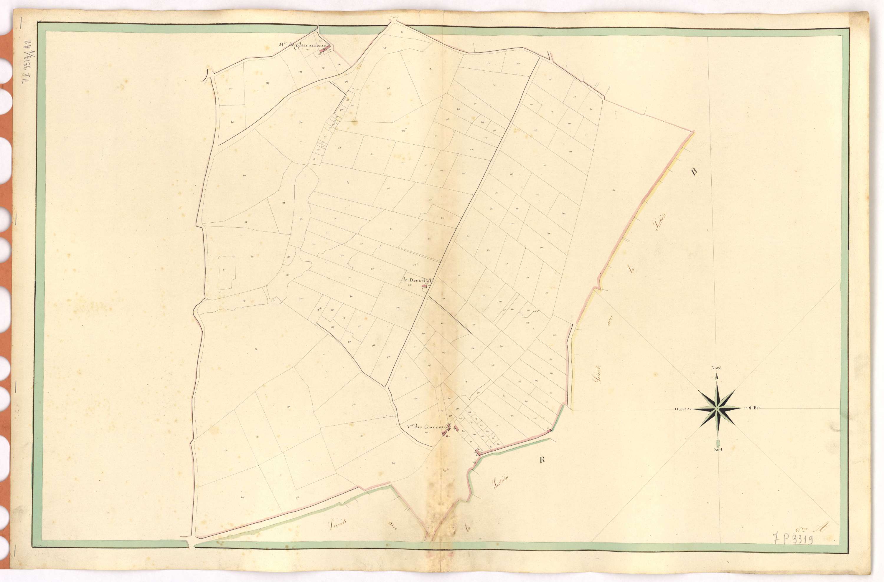 Vallet - Section A2 Moulins Bondu (section des)