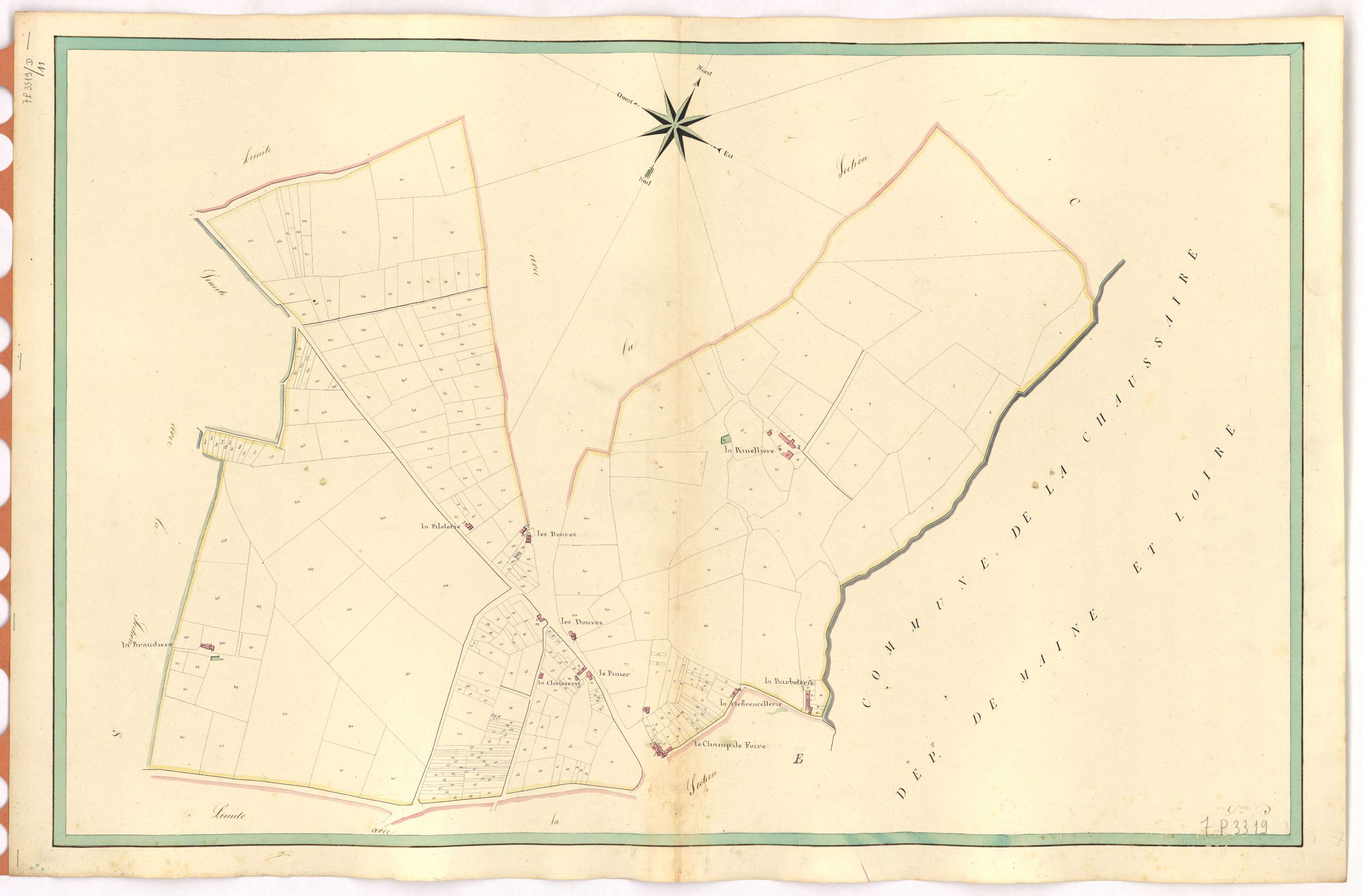 Vallet - Section D Douves (section des)