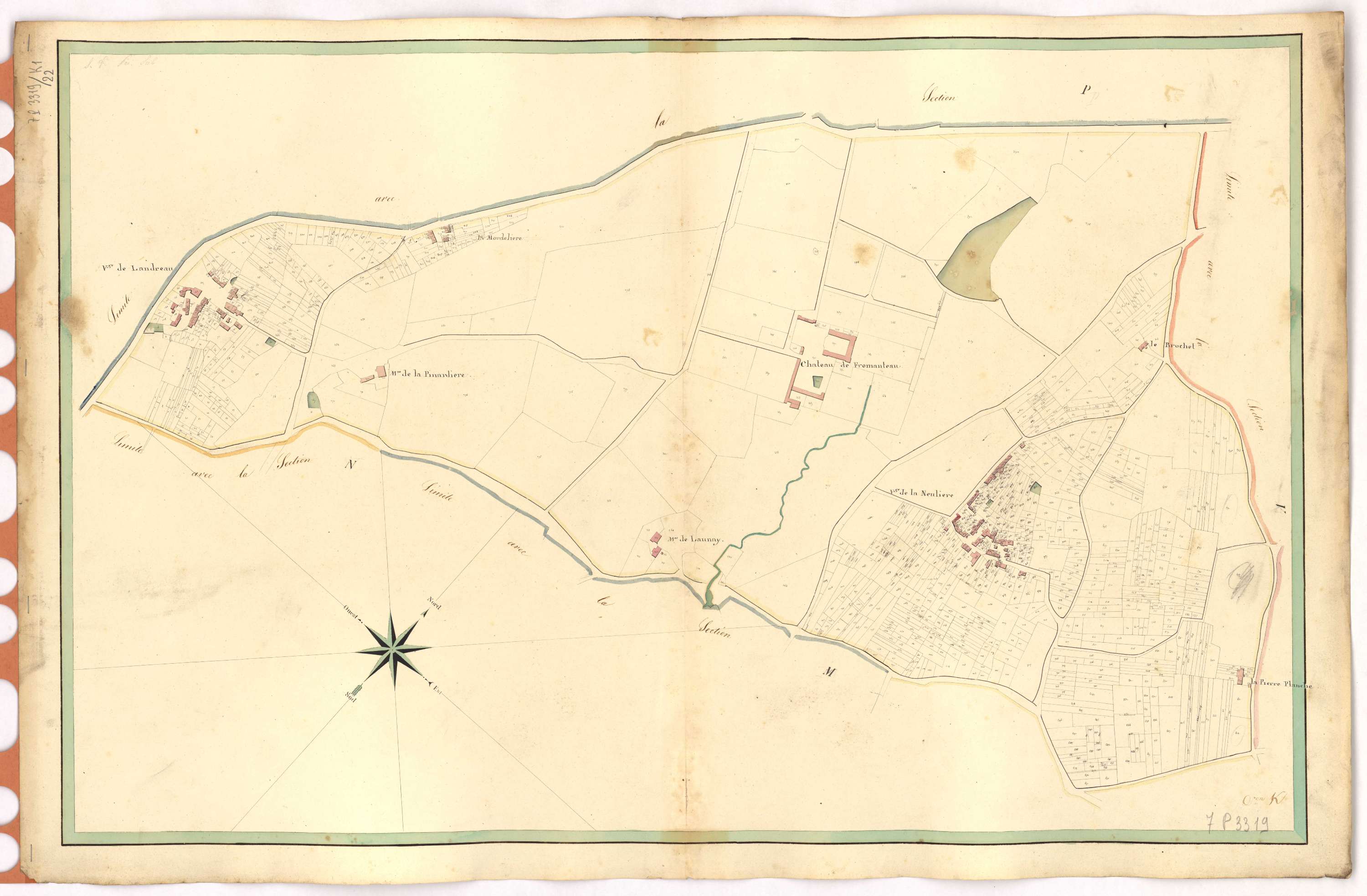 Vallet - Section K1 Fromenteau (section de)