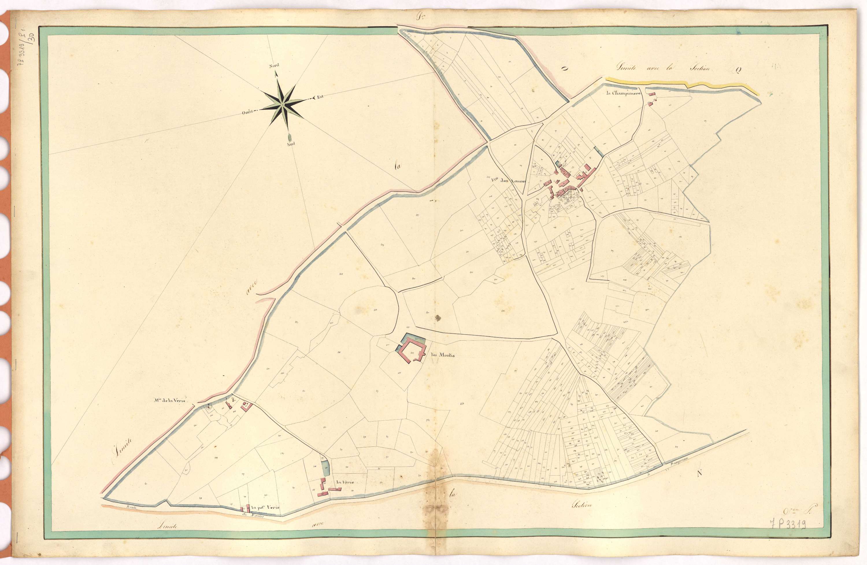 Vallet - Section P1 Laures (section des)