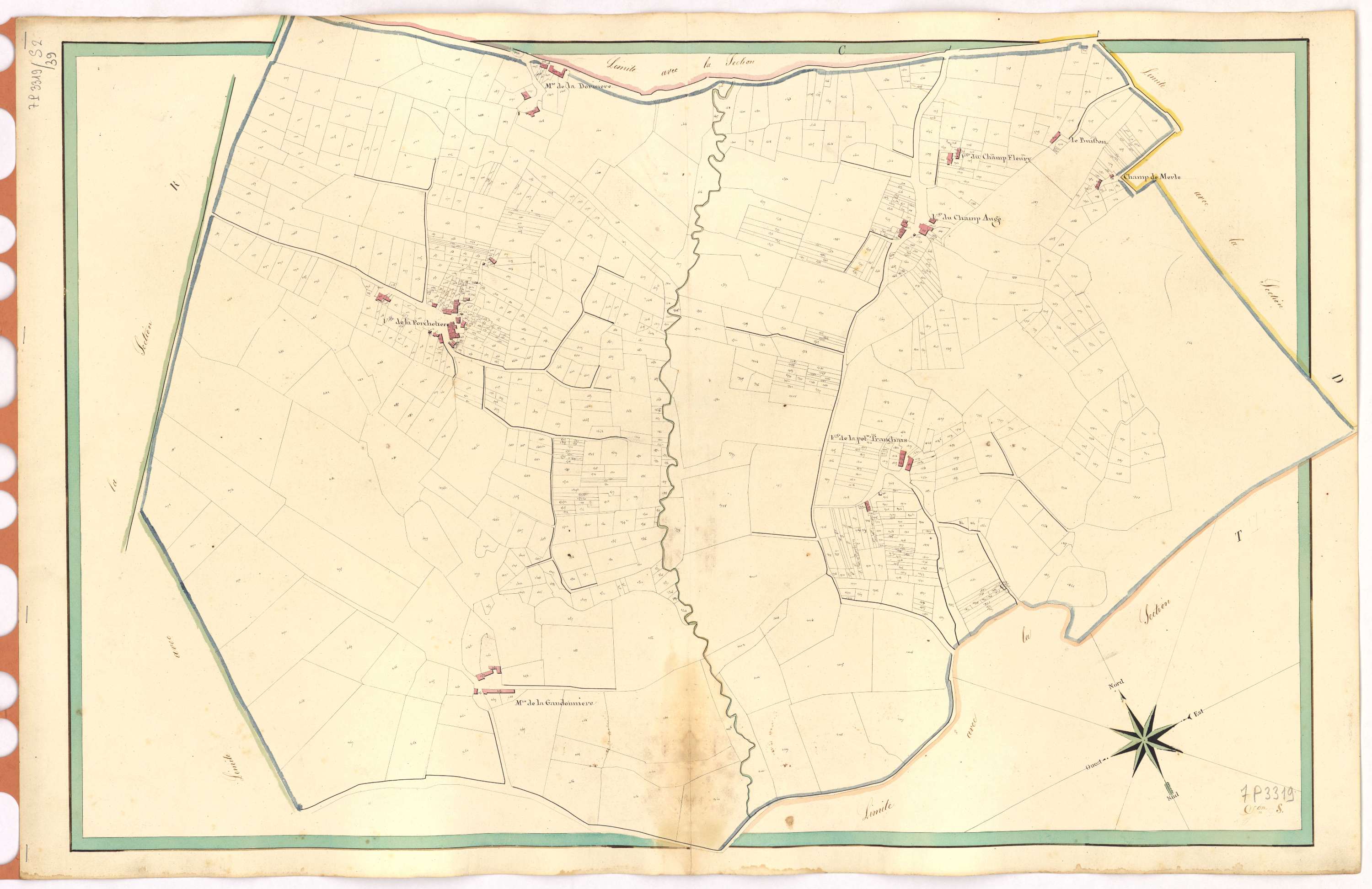 Vallet - Section S2 Chaboissières (section des)