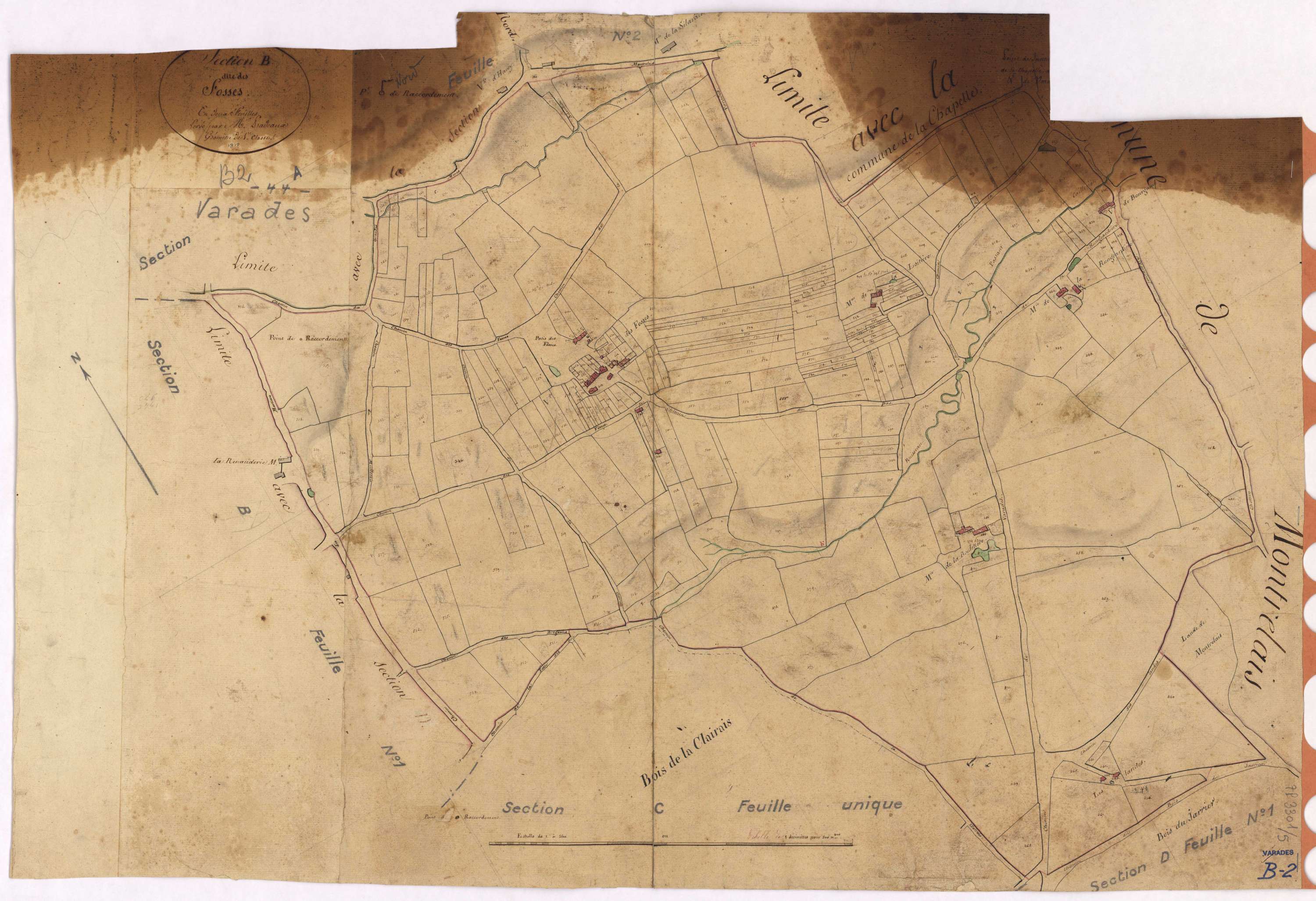 Varades - Section B2 Fosses (section des)