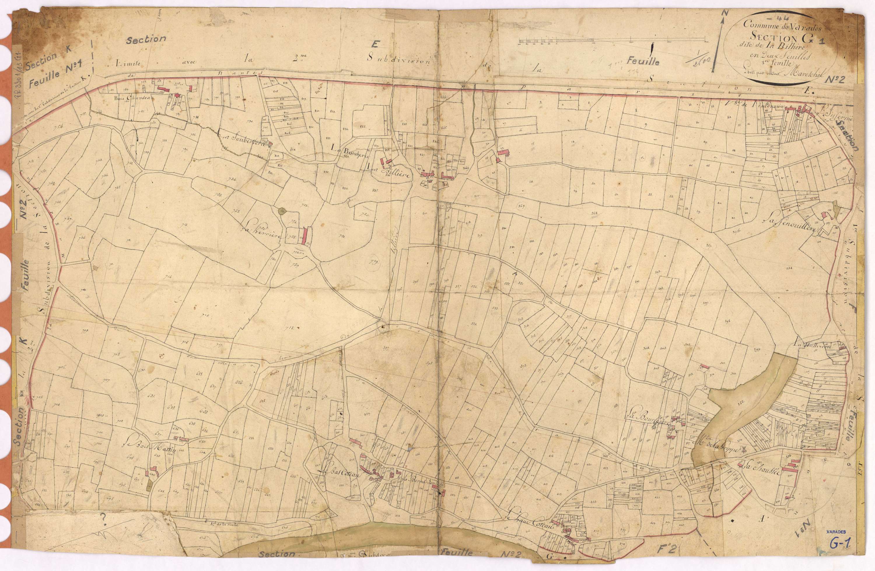 Varades - Section G1 Billière (section de La)