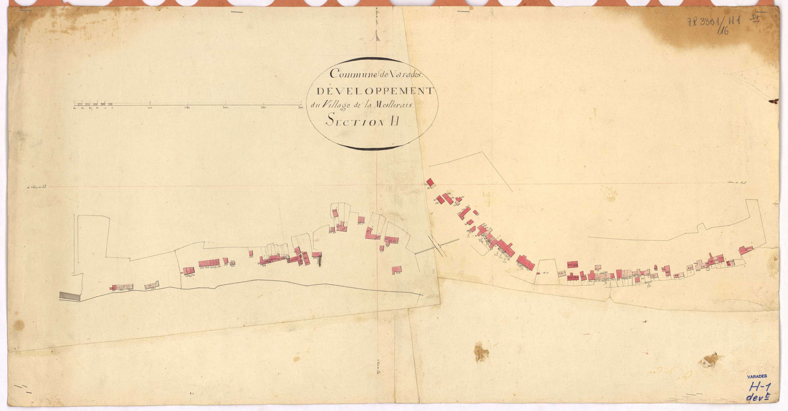 Varades - Section H1 (développement) Meillerais (section de La) ; développement du village de La Meillerais