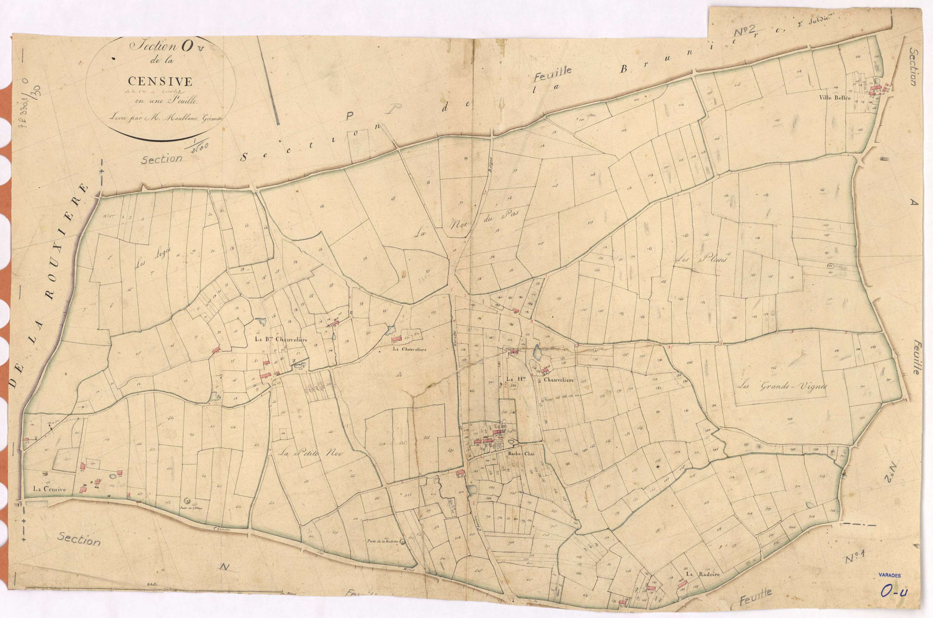 Varades - Section O Censive (section de La)
