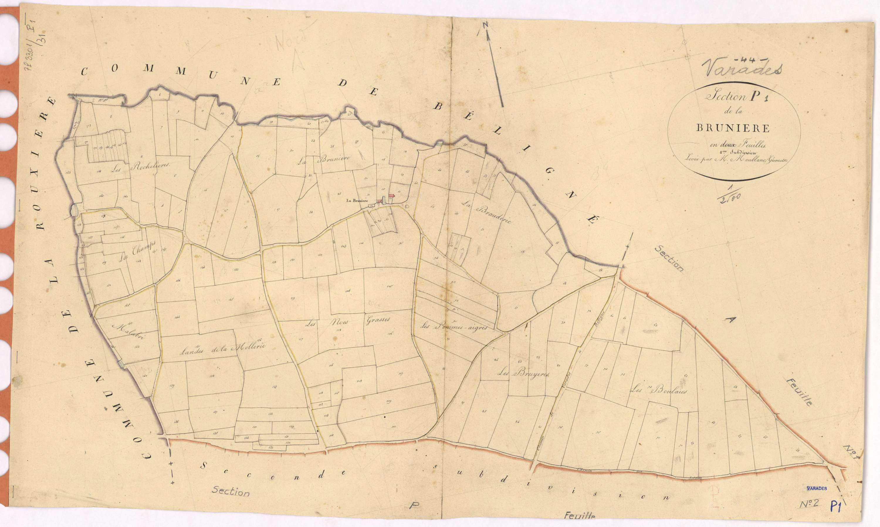 Varades - Section P1 Brunière (section de La)