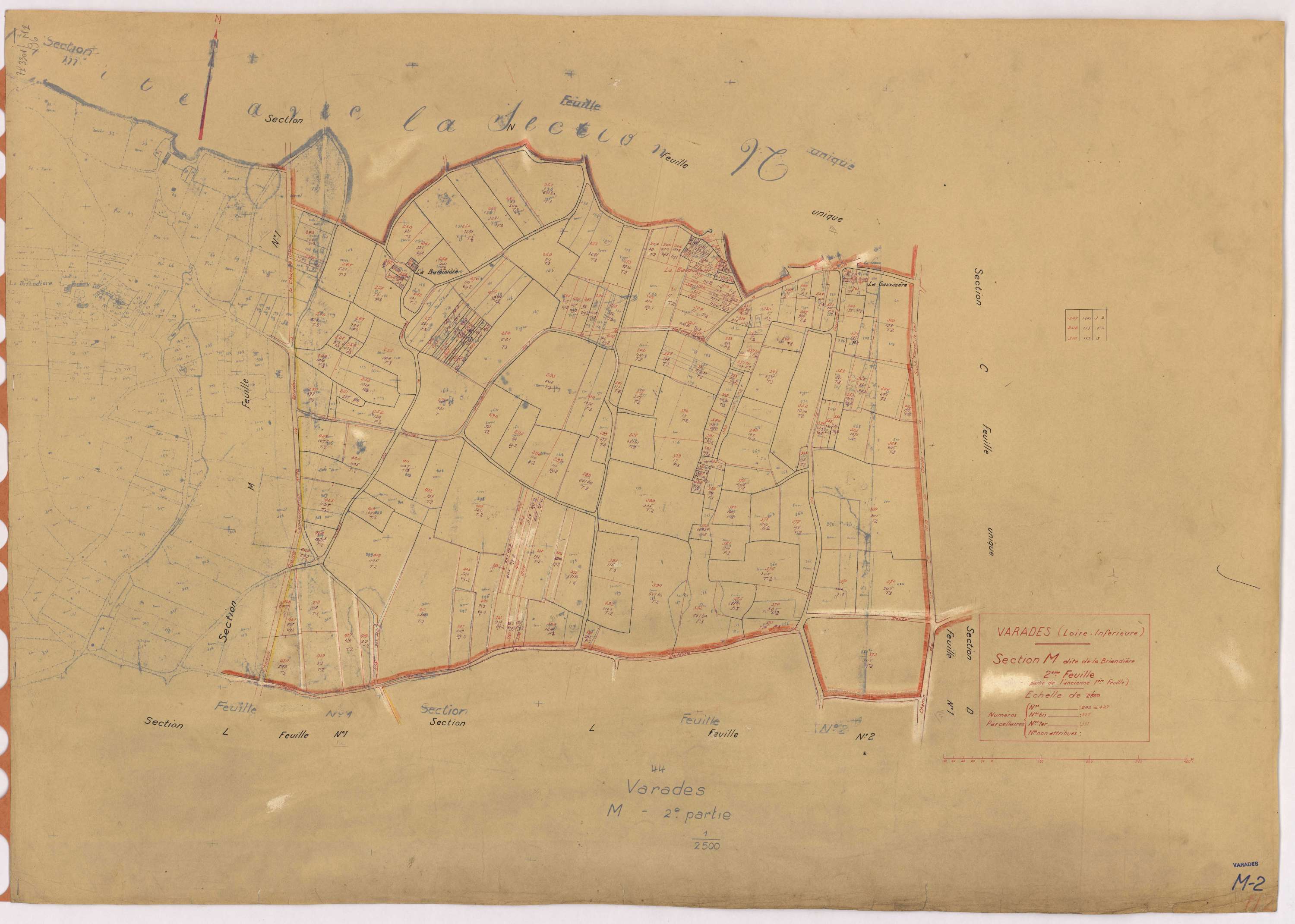 Varades - Section M2 Briandière (section de La) ; 243-427