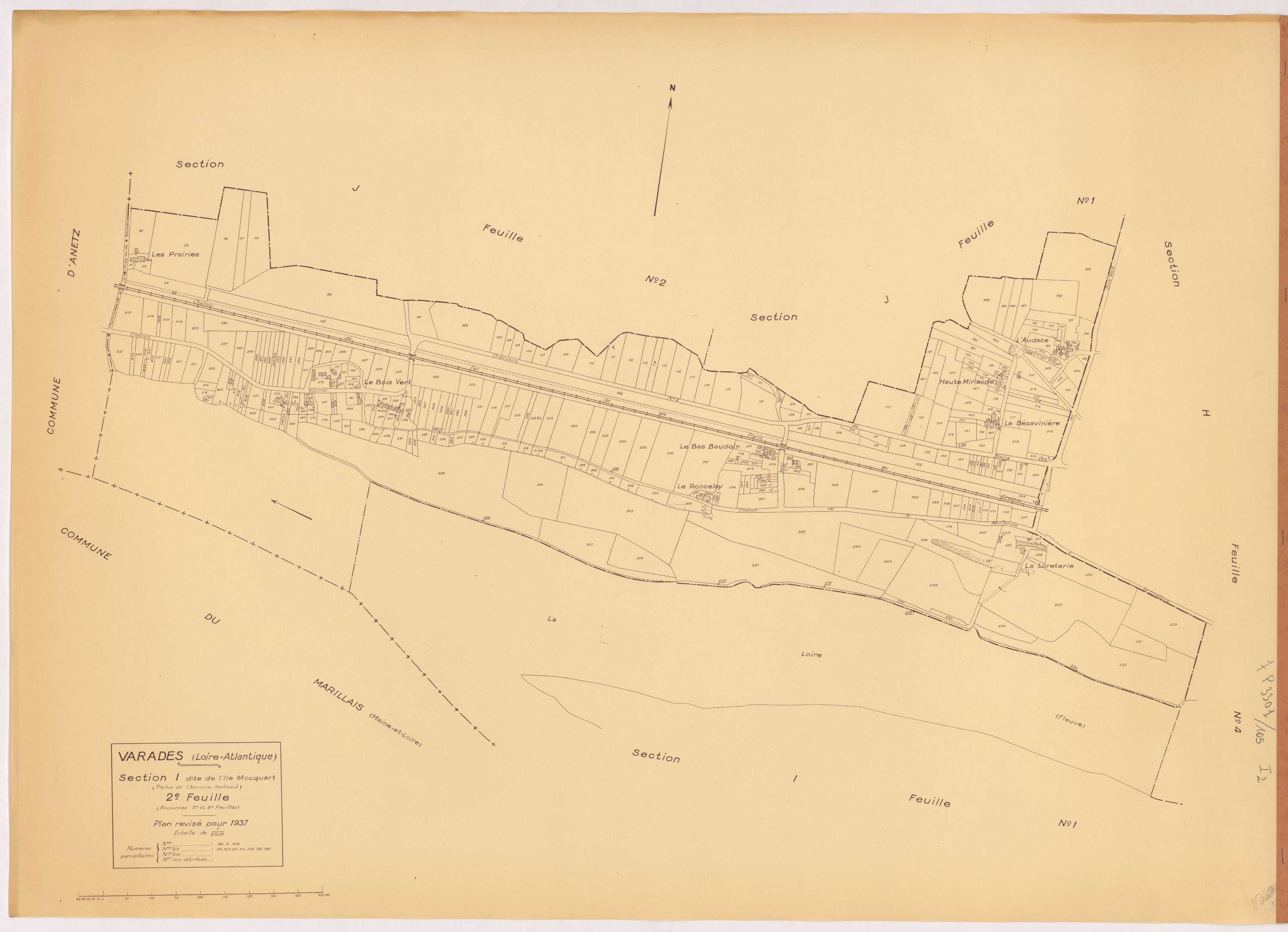 Varades - Section I2 Ile Mocquart (section de l') ; 90-438