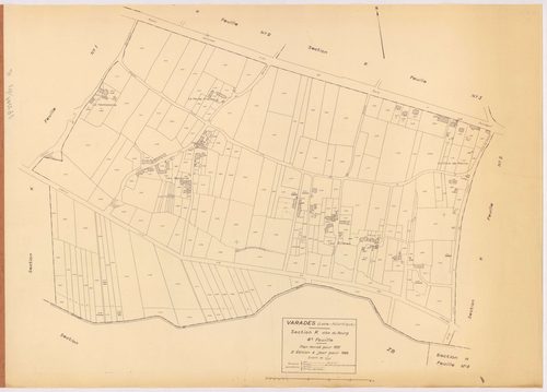 Varades - Section K4 Bourg (section du) ; 1142-1377