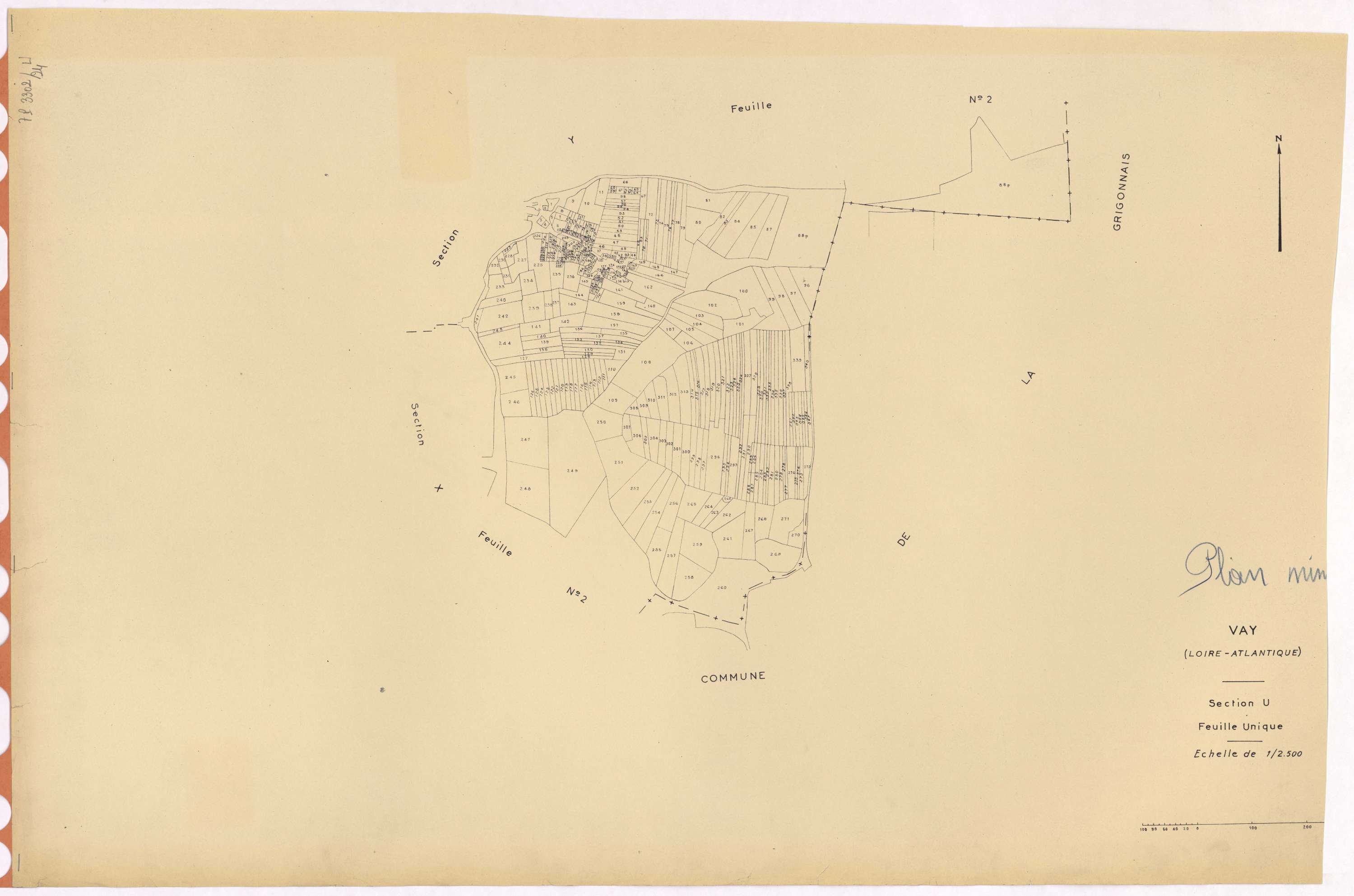 Vay - Section U Blousac (section de)