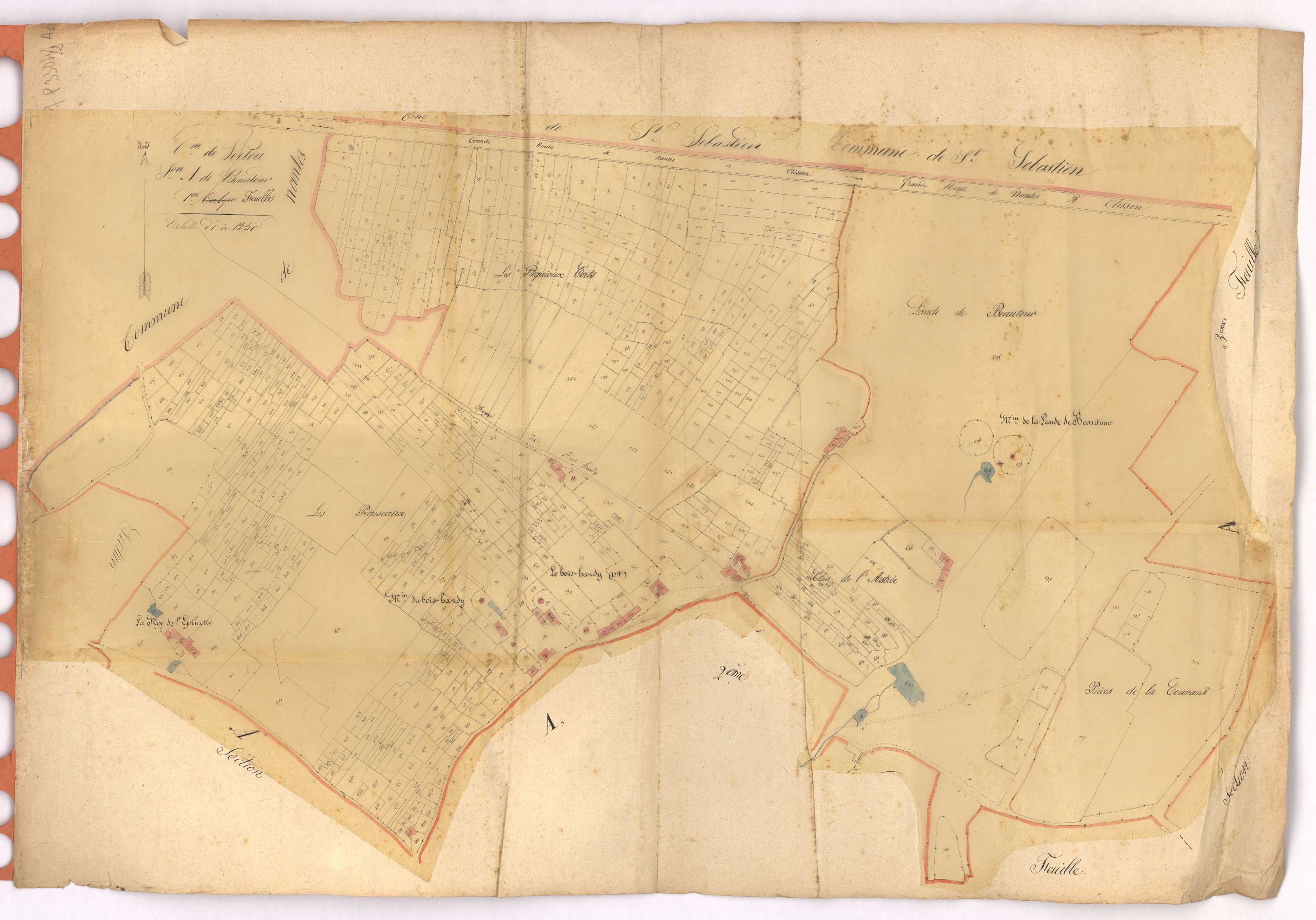 Vertou - Section A1 Beautour (section de)