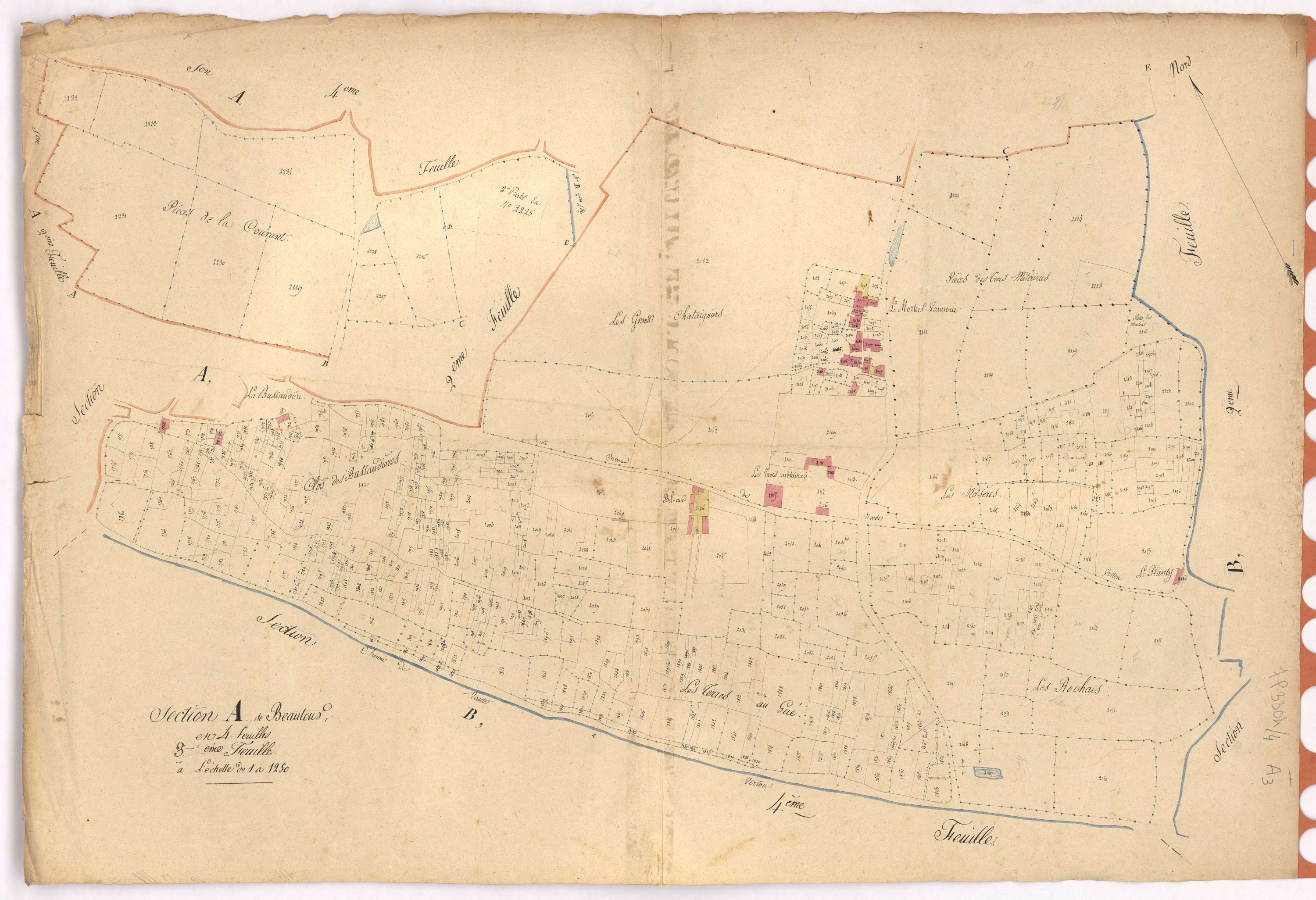 Vertou - Section A3 Beautour (section de)