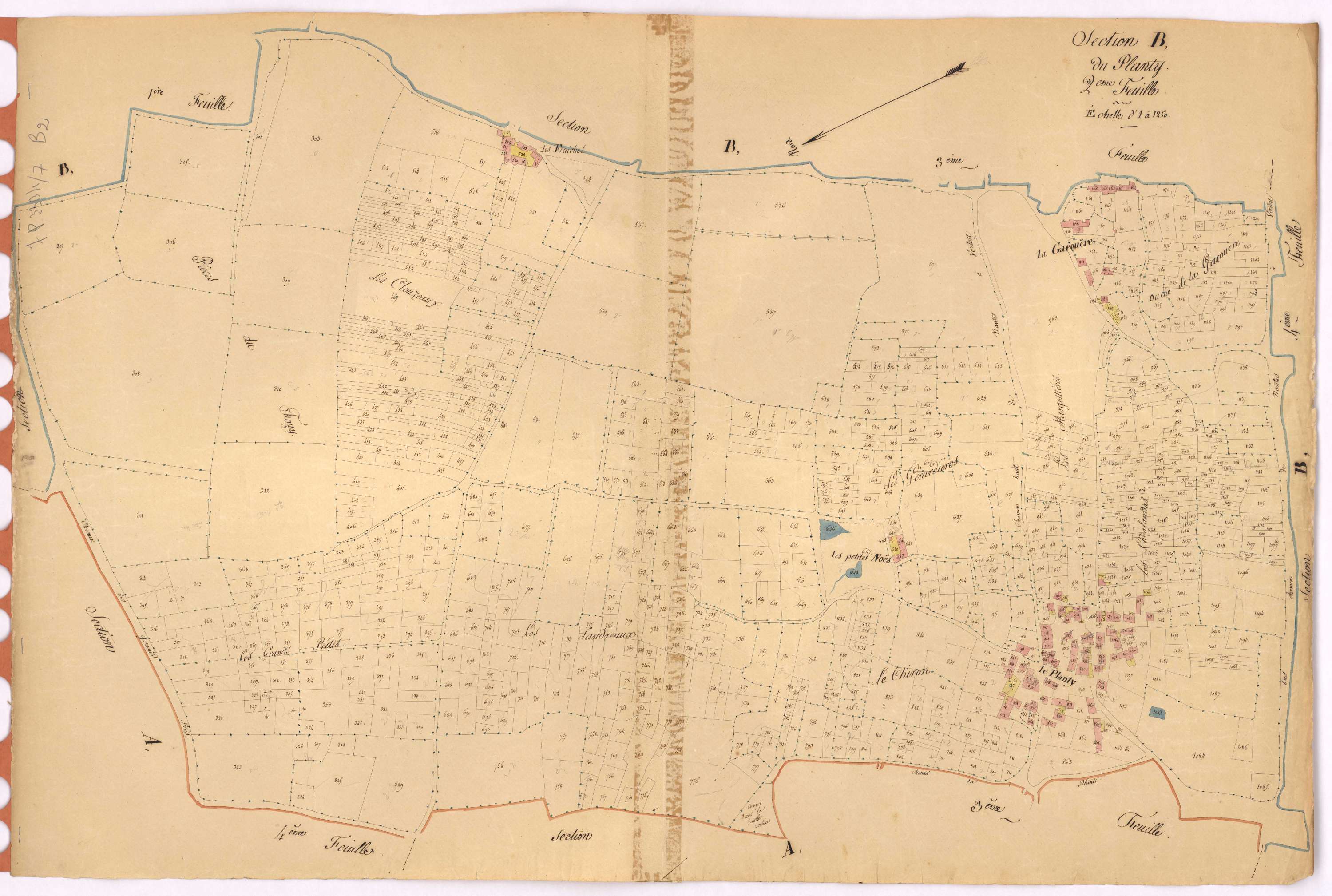 Vertou - Section B2 Planty (section du)