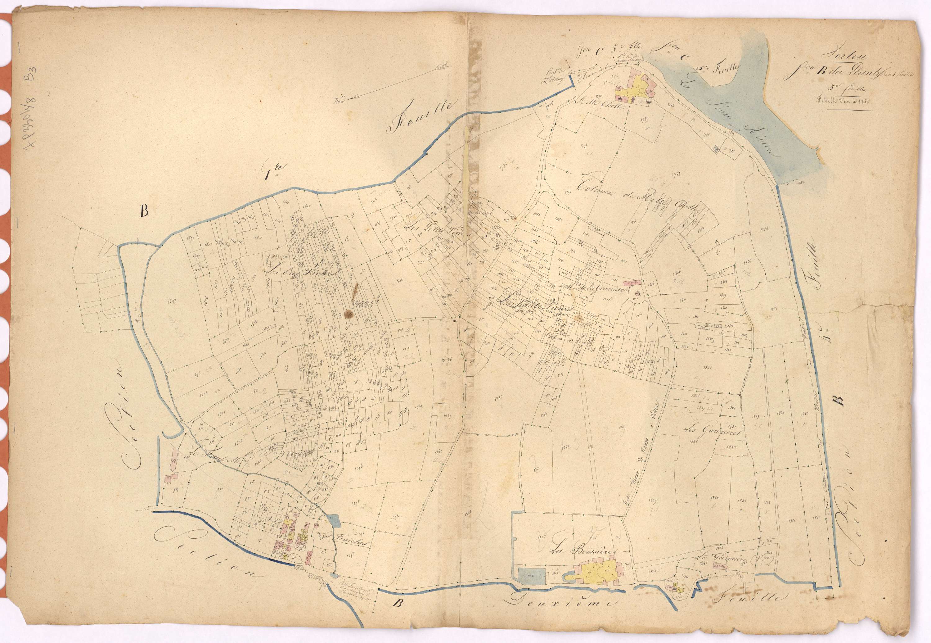 Vertou - Section B3 Planty (section du)
