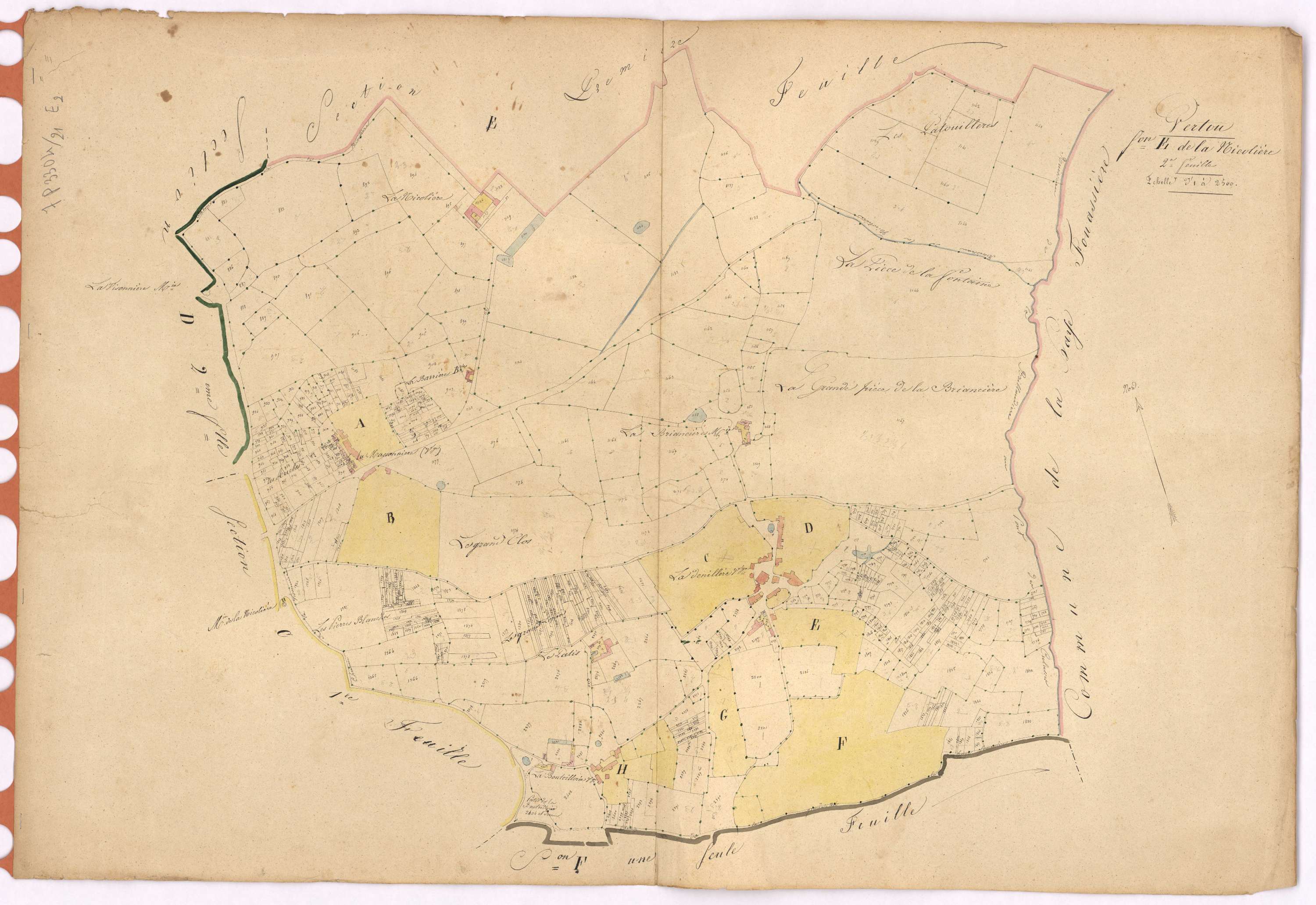 Vertou - Section E2 Nicolière (section de La)