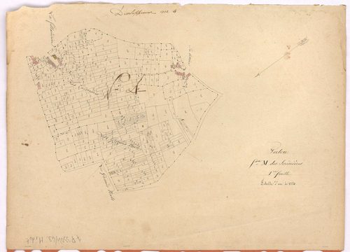 Vertou - Section M1 (développement) Sorinières (section des) ; développement de diverses parcelles