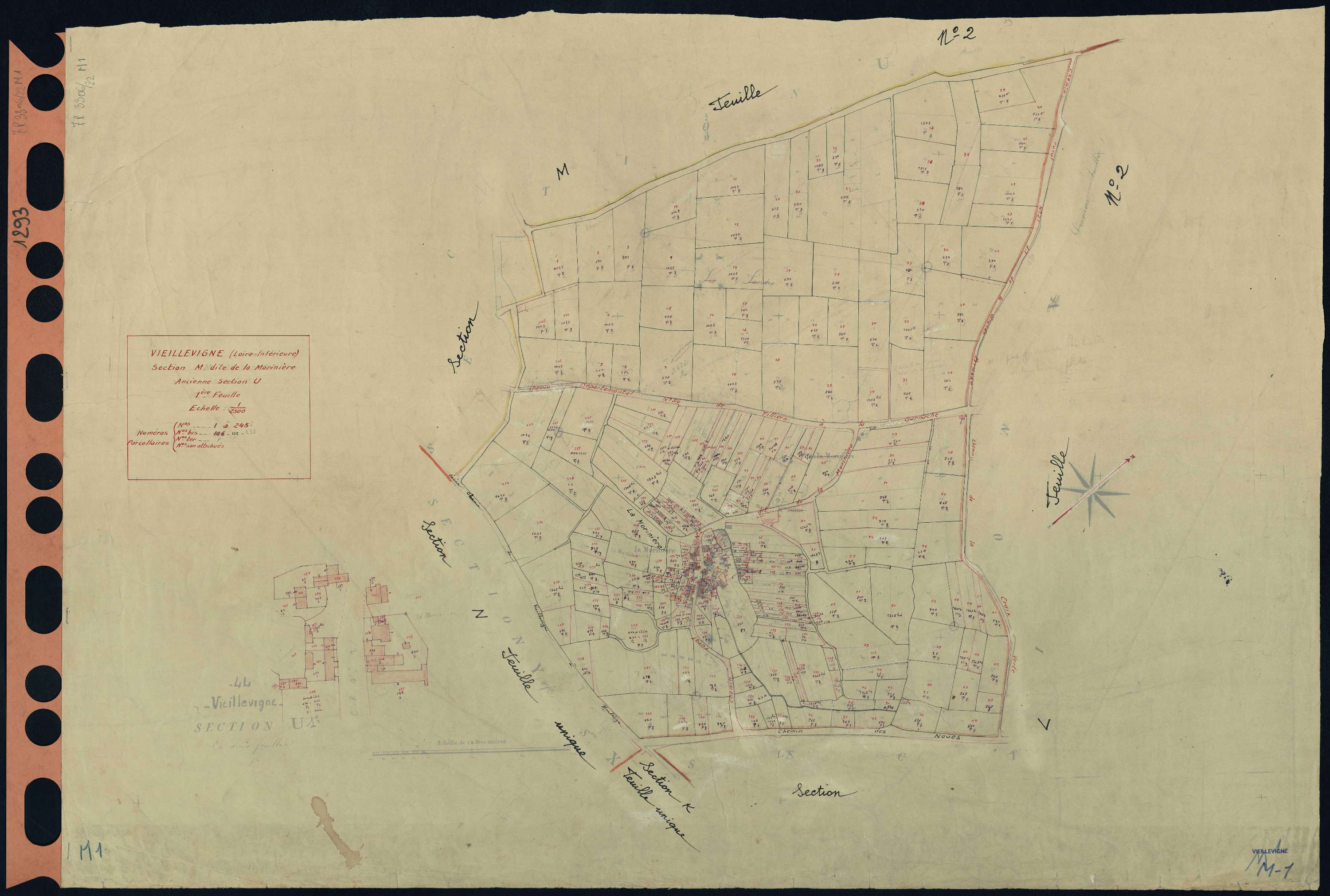 Vieillevigne - Section M1 Morinière (section de La) . 1-245