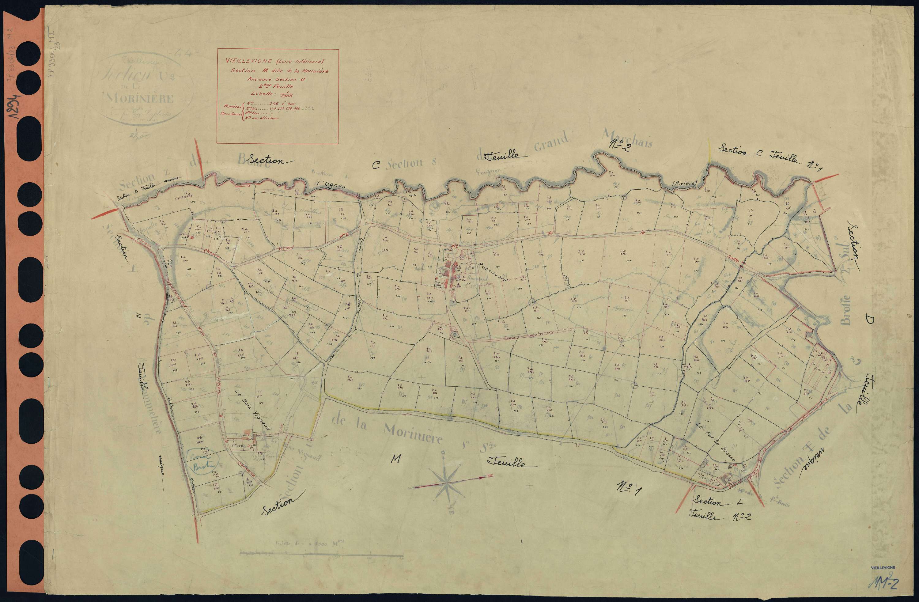 Vieillevigne - Section M2 Morinière (section de La) . 246-403
