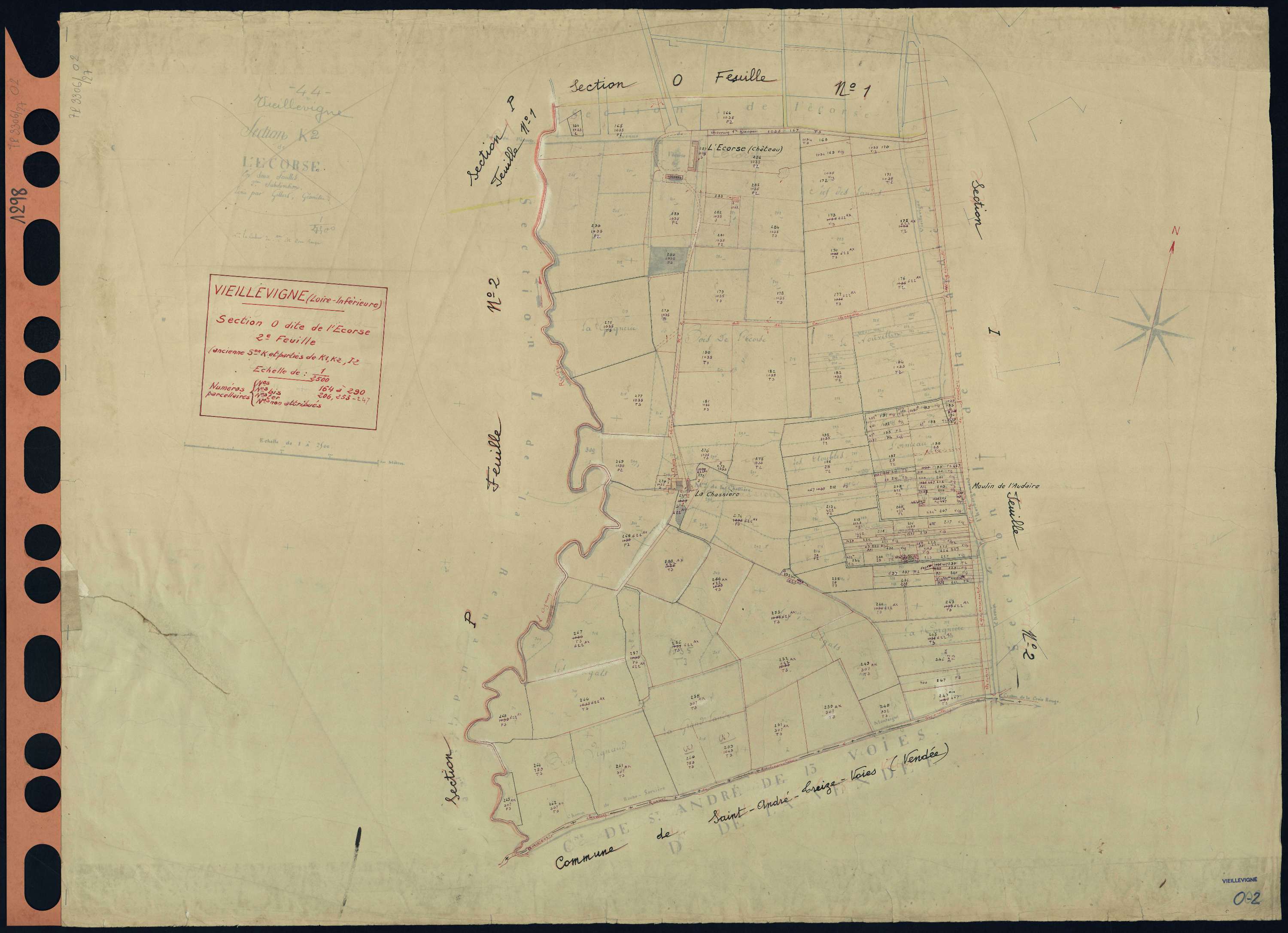 Vieillevigne - Section O2 Ecorse (section de l') . 164-290