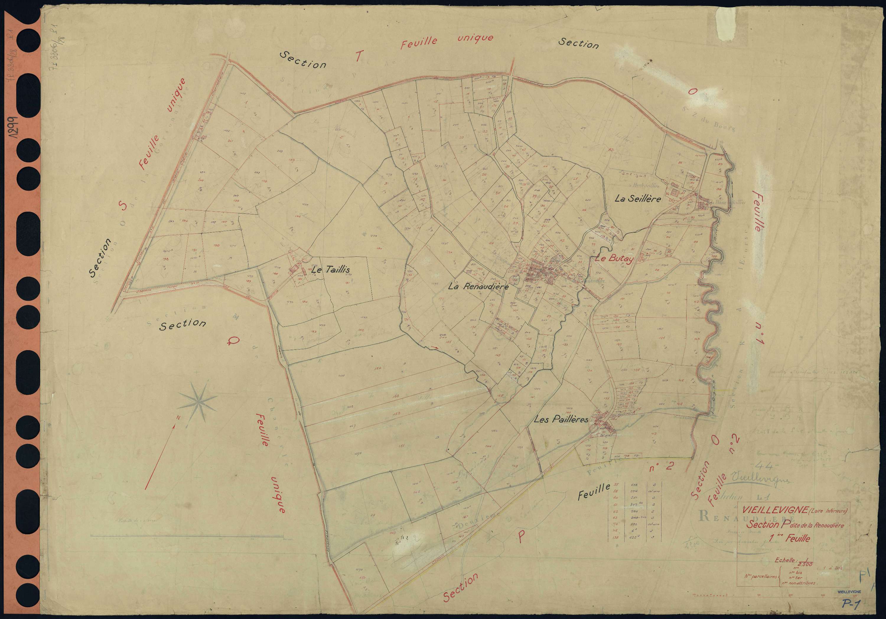 Vieillevigne - Section P1 Renaudière (section de La) . 1-204