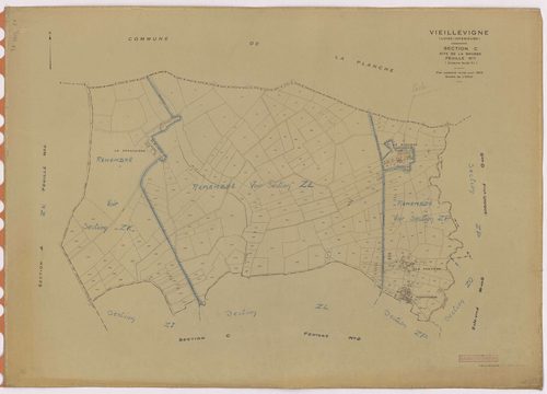 Vieillevigne - Section C1 Brosse (section de La) ; 1-301