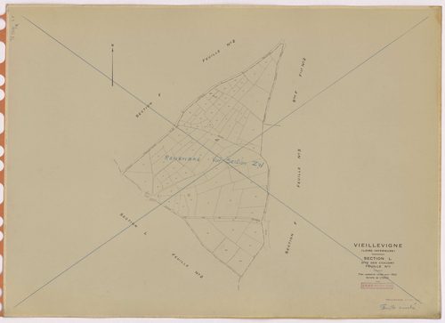 Vieillevigne - Section L1 Chaudry (section des) ; 1-74