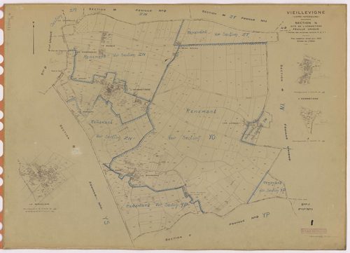 Vieillevigne - Section N Hommetière (section de l') ; 1-614