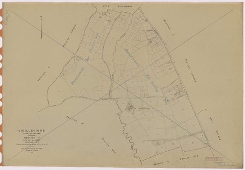 Vieillevigne - Section O1 Ecorse (section de l') ; 1-163