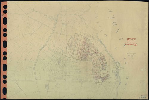 Vieillevigne - Section F1 (développement) Pâtis (section du) . 1-624 . développement de diverses parcelles