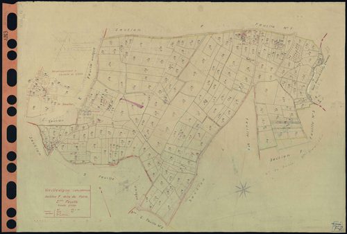 Vieillevigne - Section F2 Pâtis (section du) . 625-913