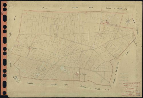 Vieillevigne - Section K Landes (section des) . 1-279