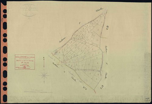 Vieillevigne - Section L1 Chaudry (section des) . 1-74