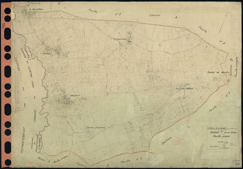 Vieillevigne - Section T Ecotais (section de l') . 1-583