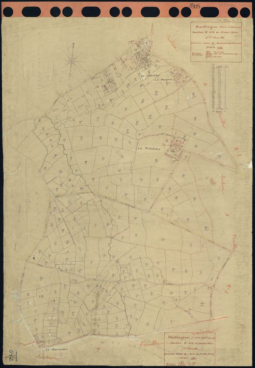 Vieillevigne - Section U1 U2 Grand Chêne (section du) . 1-162 . 163-544