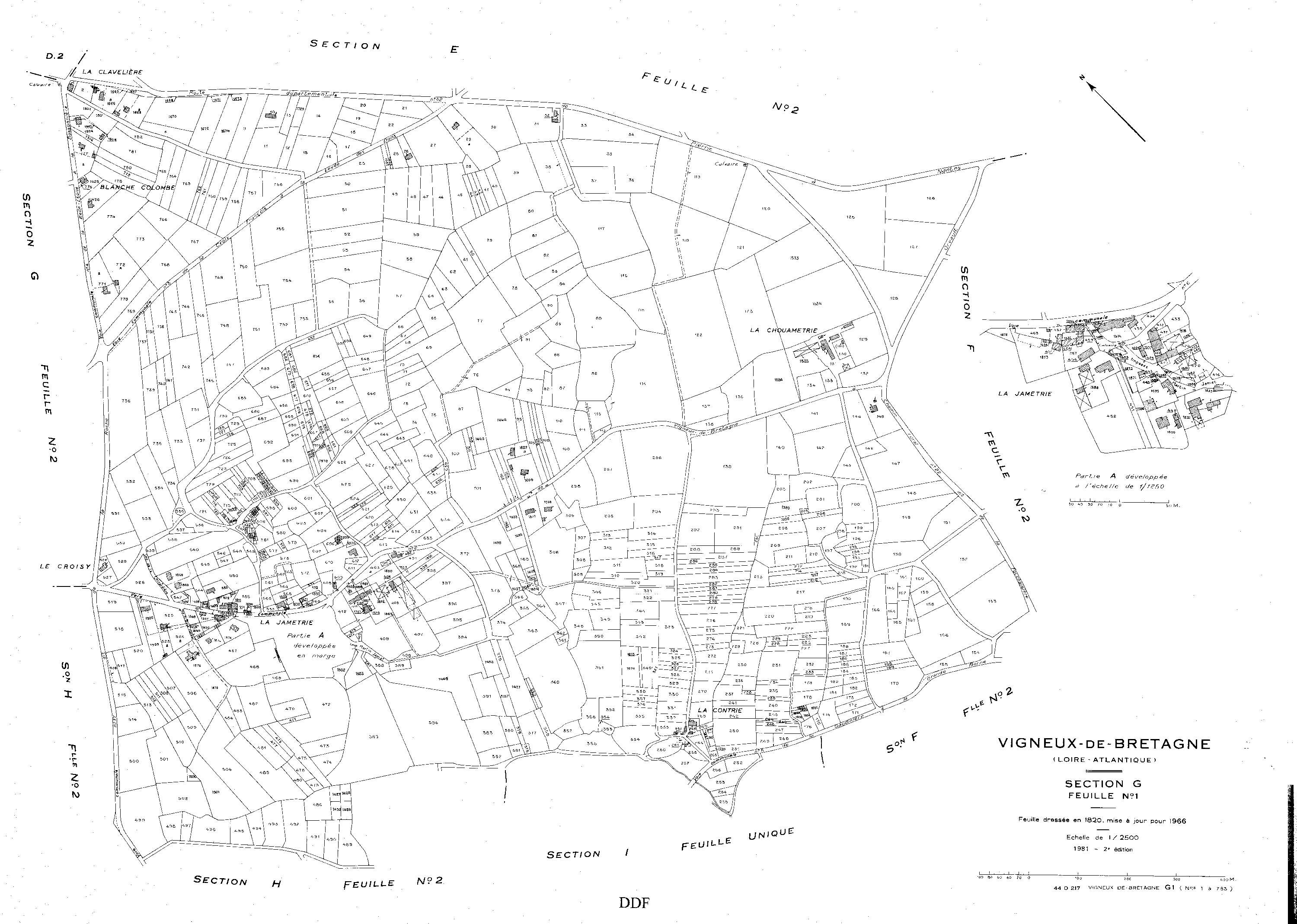 Vigneux-de-Bretagne - Section G1 1-783