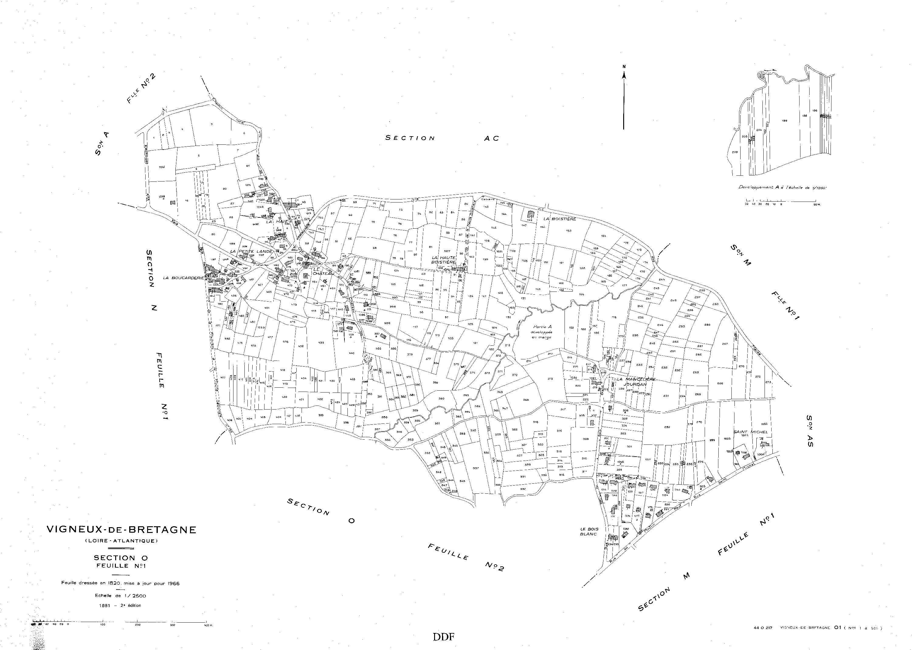 Vigneux-de-Bretagne - Section O1 1-506