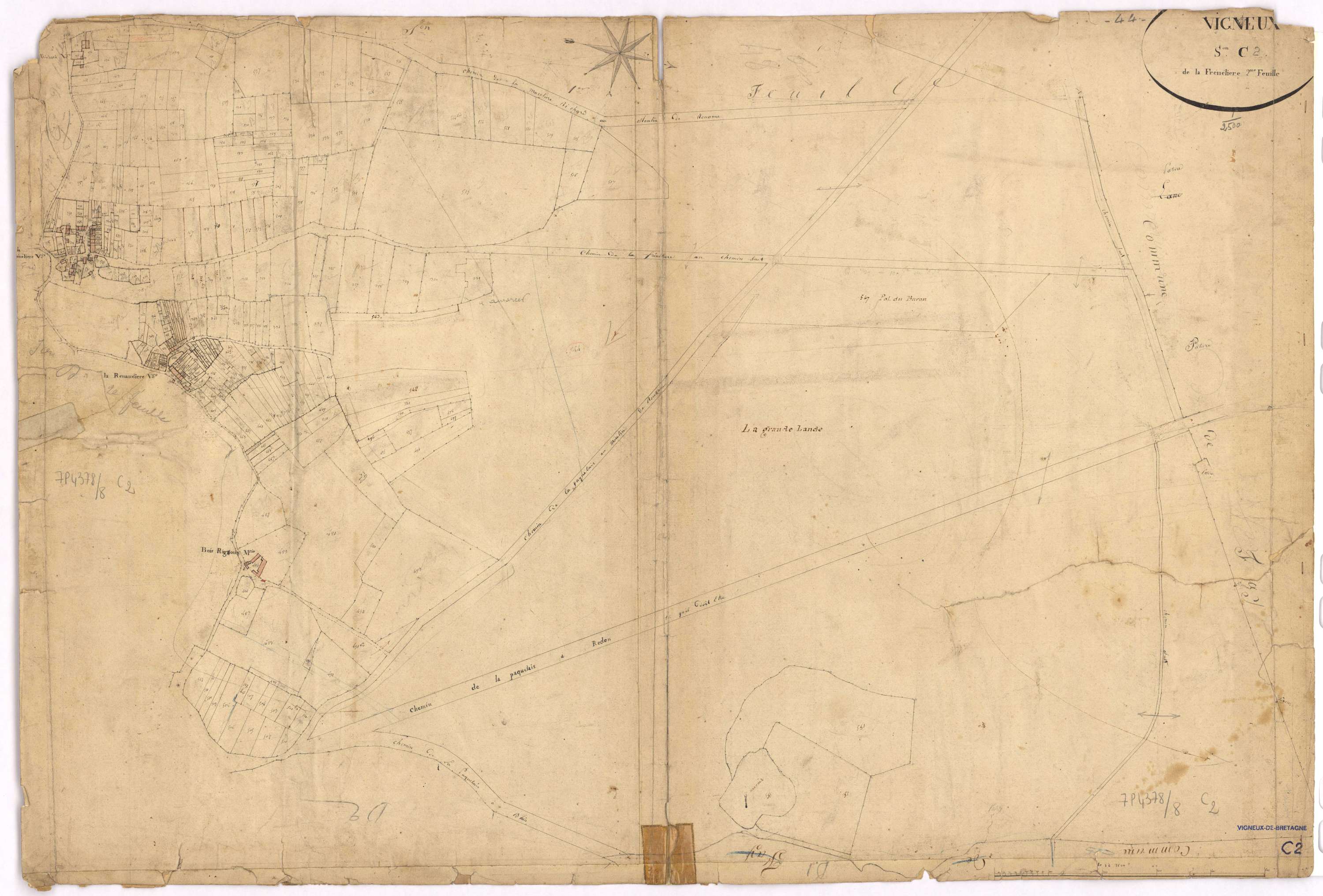 Vigneux-de-Bretagne - Section C2 Frénélière (section de La)