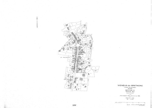 Vigneux-de-Bretagne - Section D2 511-577, 735-1276