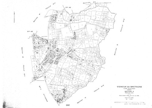 Vigneux-de-Bretagne - Section H1 1-595