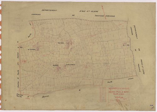 Villepot - Section A Ballan (section de) ; 1-423