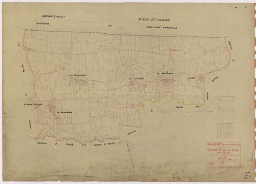 Villepot - Section G1 Bourg (section du) ; 1-321