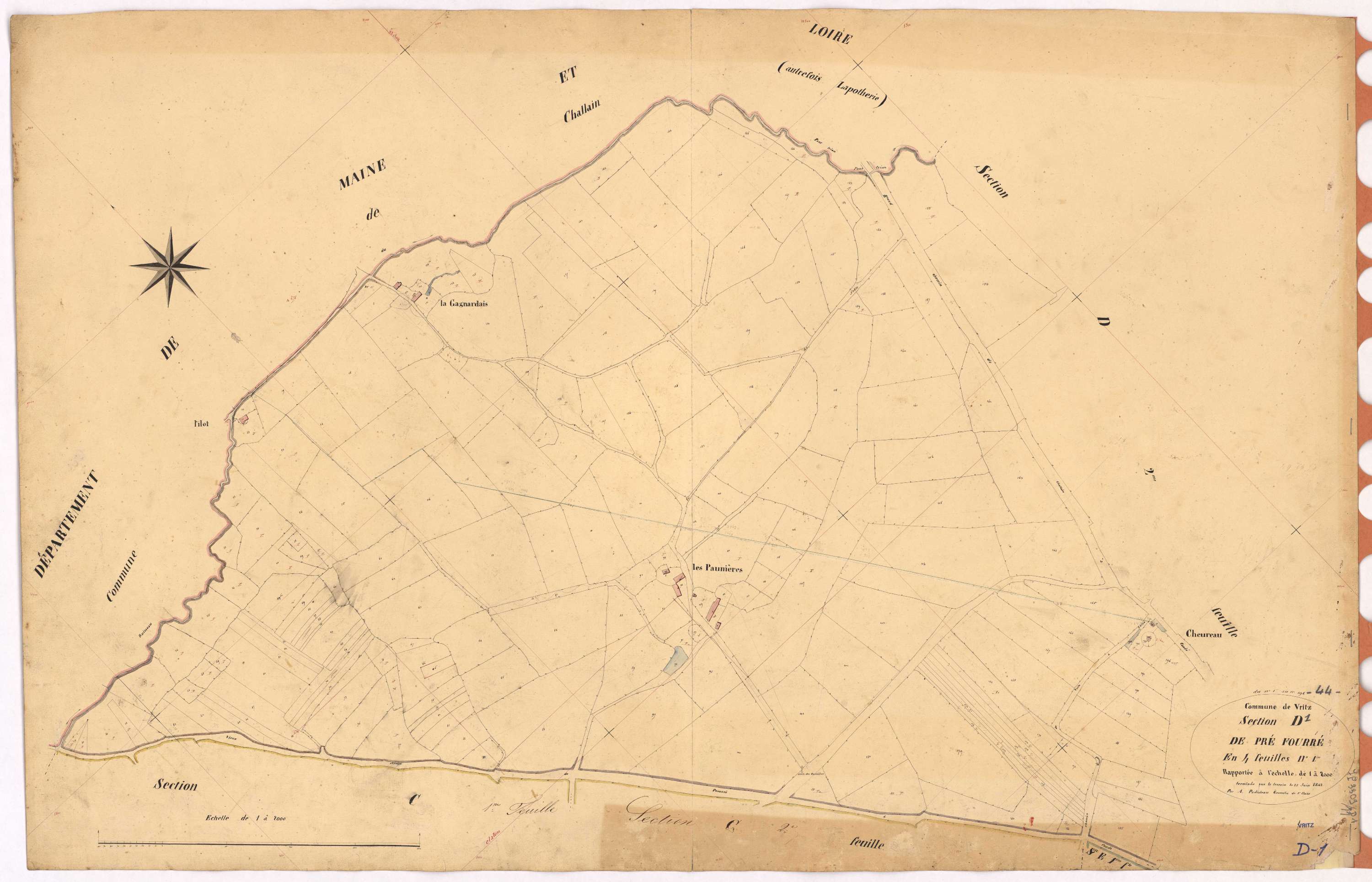 Vritz - Section D1 Pré Fourré (section de)