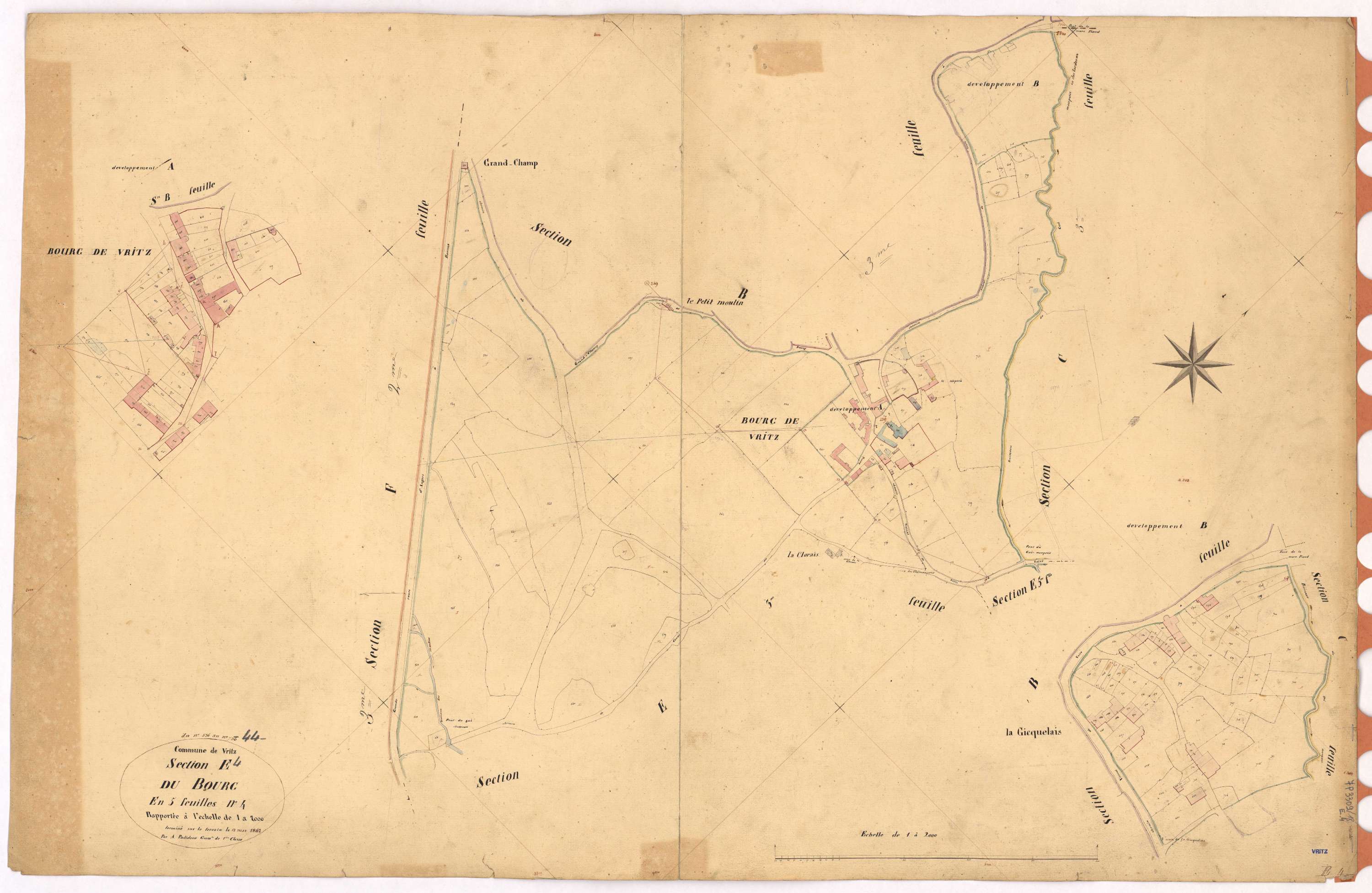 Vritz - Section E4 Bourg (section du)